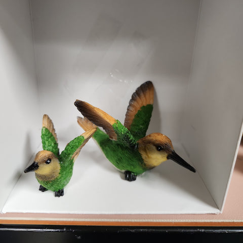 Mini Resin Hummingbird Figure