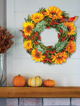 Harvest Wreath Pop-up Fall Greeting Card