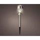 Stainless Steel/Warm White Solar Light Stake