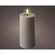 Grey LED Wick  Candle-Outdoor