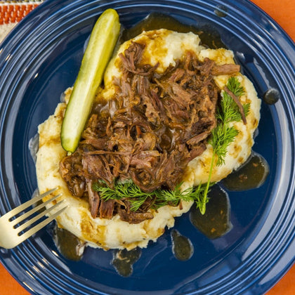 Dill Pickle Pot Roast Crockstar Meal