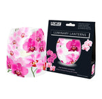 Pink Orchid Luminary Lantern