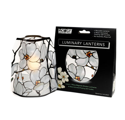 Louis C. Tiffany Magnolia Window Luminary Lantern