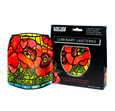 Louis C. Tiffany Poppies Luminary Lantern