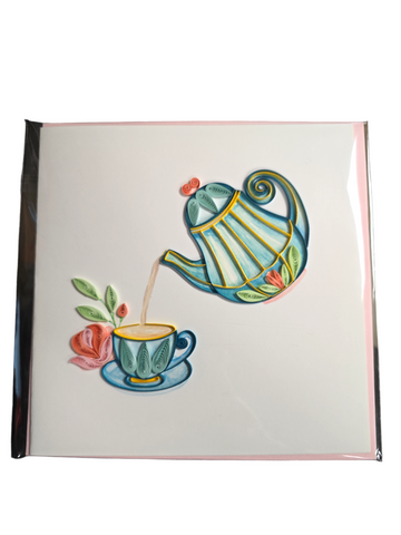 Afternoon Tea Quilling Card