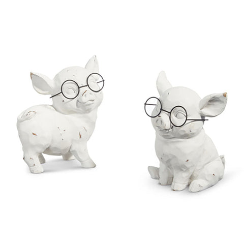 6.5" Pig with Glasses