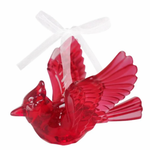 3.5" Acrylic Cardinal Ornament-Christmas Is Forever