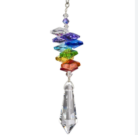 Icicle Crystal Rainbow Cascade Suncatcher