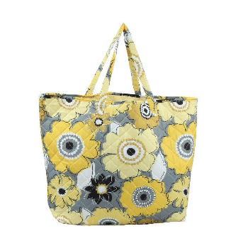 Francesca Yellow/Grey Tote Bag