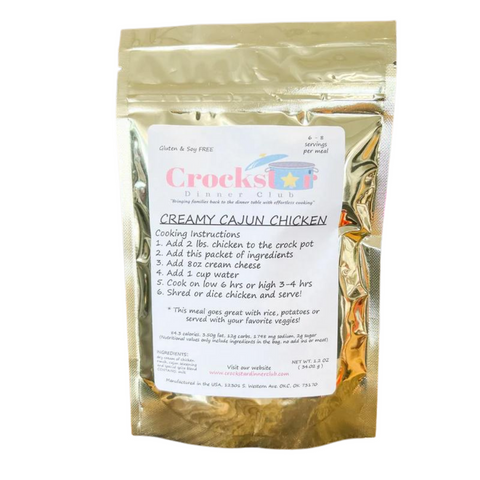 Creamy Cajun Chicken Crockstar Meal