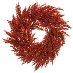 24" Berry Wreath-Red