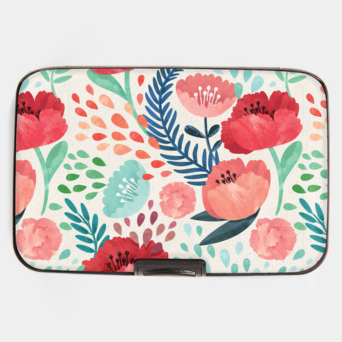 Painted Poppies Armored Wallet