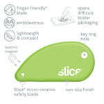 Safety Cutter Green Slice