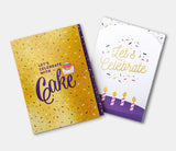 Cake Card Gold/Vanilla