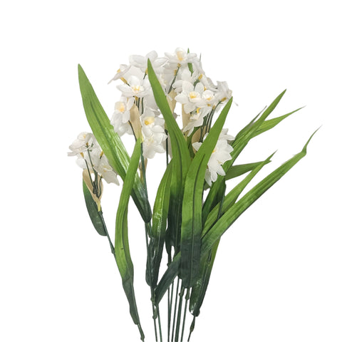 19" Narcissus Bush X10 Wh/Ye