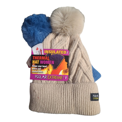 Women's Polar Extreme Zig Zag Pattern Hat Assorted