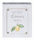 Lemon Tabletop Box Sign Asst